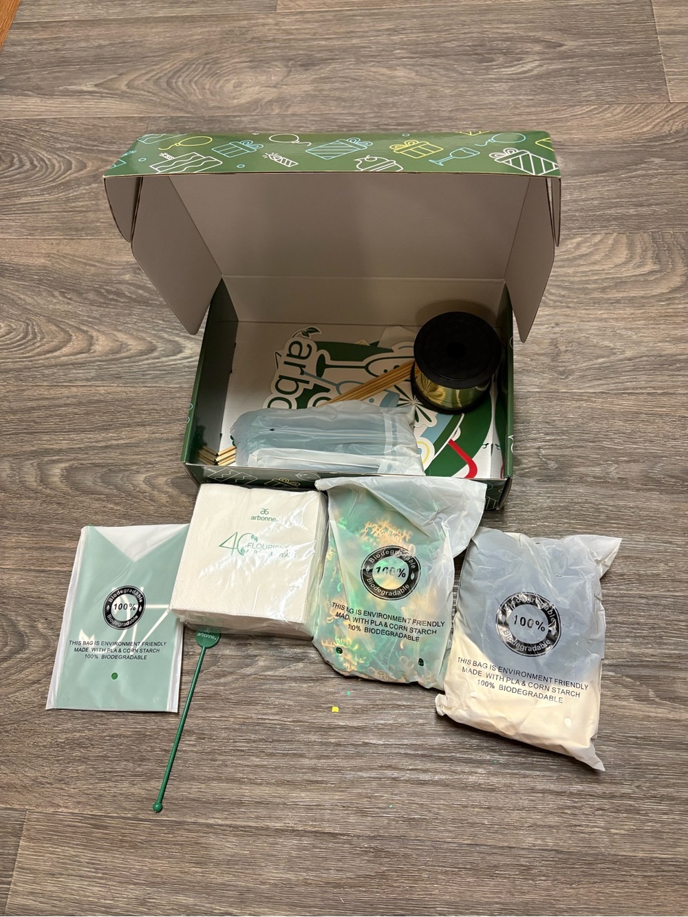 Arbonne Green Display Set with Eco-Friendly Packaging